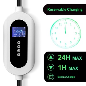 เครื่องชาร์จรถยนต์ไฟฟ้าแบบพกพา 7kW 32A รุ่นใหม่ ชาร์จเร็ว สำหรับ <span class=keywords><strong>Model</strong></span> <span class=keywords><strong>3</strong></span> Y S X ระดับ 2 สถานีชาร์จ AC มาตรฐาน IP66 ปลั๊ก NEMA 14-50 ควบคุมผ่านแอป - Product Image 5