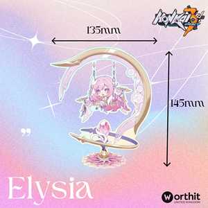 OEM ODM <span class=keywords><strong>Anime</strong></span> Elysia Soporte Acrílico para Figura Honkai Impact 3rd Honkai Star Rail Regalos para Amantes de los Juegos Decoraciones de Escritorio <span class=keywords><strong>Anime</strong></span> - Product Image 3