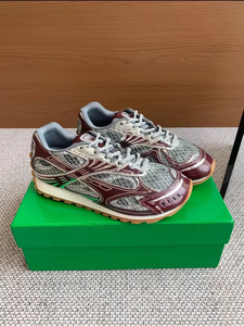 Scarpe da Corsa Casual Invernali Bottegas Venetas Orbit 2025 di Alta Qualità in Vera Pelle Sneakers Retrò Argentate alla Moda - Product Image 5