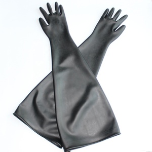 Suncend fabrika toptan kimyasal endüstriyel neopren lateks eldiven kuru kutu eldiven - Product Image 5