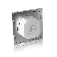 Interruptor con Sensor de Movimiento de Pared Estándar Británico RZ023-5A 100~265V, 3 en 1: Presencia, Absencia, Anulación Manual