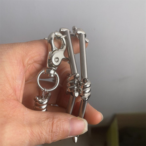 록 펑크 팬츠 체인 힙합 주얼리 남성용 롱 초커 목걸이 - Product Image 5