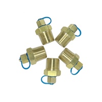 1/2\" NPT Male Brass Thread for Test Plug with Neoprene Valve Core Instrument Parts & Accessories