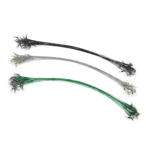 スチールワイヤーリーダー旋回釣りアクセサリー3色リードコアリーシュ15-30CMコイ用アンチバイト釣りライン - Product Image 1