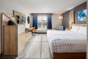 LA QUINTA INN & SUITES Servicio de diseño personalizado de fábrica superior Juego de muebles de dormitorio de hotel de 5 estrellas Muebles para el hogar - Product Image 3