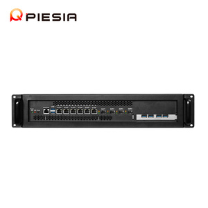 Oem 2U máy chủ Rack mount trường hợp 4 SFP + 10g 6 Lan 2 * PSU 12th LGA 1700 H610 công nghiệp pfsense tường lửa Mini PC 2U Rackmount Chassis - Product Image 6