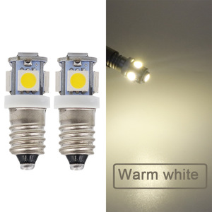 Bombilla indicadora LED E10, 12V para instrumentos y medidores, luz de señal tipo tornillo E10 - Product Image 3