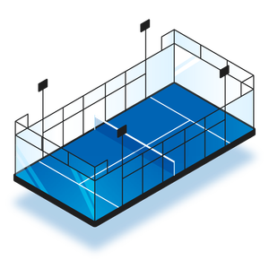 Sviluppo del campo da paddle tennis, costruzione in turchia e mondo sport integrale campo da paddle tennis in erba artificiale - Product Image 2