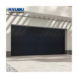 China Steel Garage Aluminum Roll Up Door Rolling Shutter Remote Control Garage Steel Roll Doors