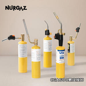 Torche de soudage sans oxygène NURGAZ, tête inclinée, allumage piézoélectrique, propane, gaz Mapp, pour réparation et soudage - Product Image 3