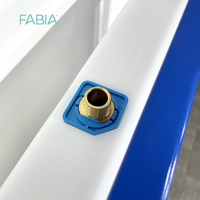 Cadre de support de toilette suspendu au mur et réservoir de toilette certifié CE avec cadre en métal simple