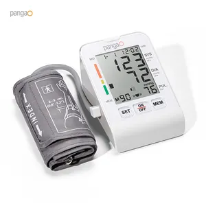 Brazalete de brazo portátil BP Monitor Tensiómetro digital automático Esfigmomanómetro Dispositivo electrónico de presión arterial