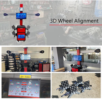 Jingli One-Stop Ensemble complet d'atelier Équipement de garage Équilibreur de pneus Changeur de pneus 3D Machine d'alignement à quatre roues Combo