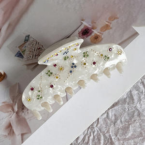 Estilo coreano Margarite accesorios para el cabello múltiples perlas elegantes pinzas para el cabello - Product Image 2