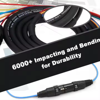 Câble Répartiteur Audio XLR 8 Canaux Haute Qualité Femelle-Mâle avec Gaine en PVC pour Ordinateur/Moniteur HDTV 1080p
