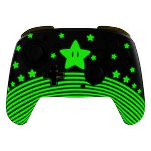 จอยสติ๊กเรืองแสงสีดำเหลือง REMATCH สำหรับ Super Mario Star Gamepad ไร้สาย/BT แบบมีสาย สำหรับ IOS Android PC TBC 8101 75 - Product Image 6