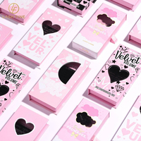 Extensions de cils LASHFINE Velvet Volume, fournitures pour extensions de cils, étiquette privée, plateaux de cils individuels, noir mat, extensions de cils en cachemire