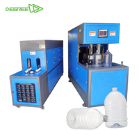 Machine de soufflage semi-automatique de 5 litres à deux cavités pour ligne de production d'usine de bouteilles en plastique