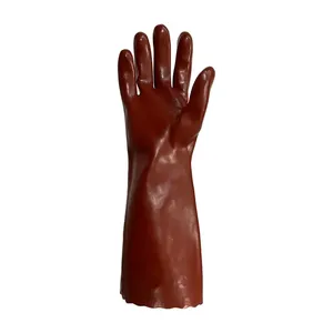 Guanto Juba 240RI 8M in PVC Colore Bordeaux - Product Image 2
