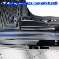 Accessoires d'intérieur de voiture en gros de haute qualité tapis de sol de voiture en caoutchouc TPE tapis de voiture arrière de luxe pour BMW X7 2019