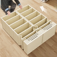Scarpiera Pieghevole in Plastica, Scatola Porta Scarpe Trasparente Impilabile, Organizzatore Antipolvere Senza Installazione