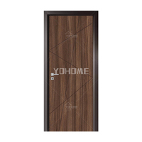 Portes intérieures en bois de teck massif avec cadre, nouveau design allemand, portes intérieures pour maisons