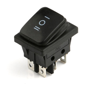 Không thấm nước 3 vị trí 6 pin 15A 250V T85 <span class=keywords><strong>dpdt</strong></span> thuyền Rocker chuyển màu đen ON-OFF-on chức năng - Product Image 3