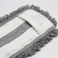 Recharge de vadrouille industrielle durable pour nettoyage des sols vadrouille commerciale en coton et polyester pour hôpital