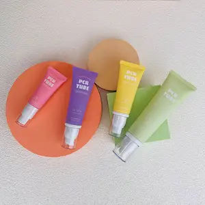 Eco-friendly Tubo De Plástico Para Creme Tubo De Plástico Cosmético Cuidados Com A Pele Cosméticos Soft Touch Plastic Cosmet Tube