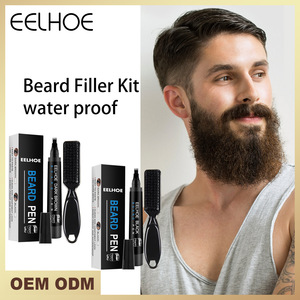 Wholesale EELHOE Waterproof Long Lasting Men <strong>Beard</strong> Coloring <strong>Beard</strong> Filler Pen <strong>Kit</strong> - Product Image 2