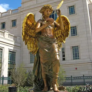 Bronzen Engelenbeeld Groothandel Voor Tuindecoratie