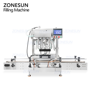 Автоматическая настольная машина для розлива жидкостей ZONESUN ZS-DTGZ400 с 4 головками, гравитационная сифонная система для виски, спиртных напитков и вина - Product Image 6