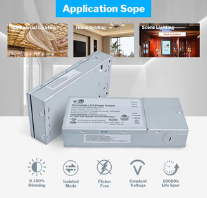 Liên tục hiện tại TRIAC Dimmable dẫn lái xe <span class=keywords><strong>12V</strong></span> 24V 36V 48V 50W 60W 100W 400W DC ánh sáng mờ chuyển đổi đơn vị cung cấp điện - Product Image 5