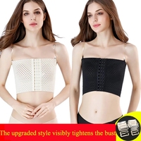 Intimates Shaper Breast Binder Trans Avec Bretelles Soutien-Gorge Tops Boucle Respirante Poitrine Courte Poitrine Soutien-Gorge Garçon Manqué