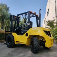 Miglior prezzo 4x4 carrello elevatore fuoristrada 3 Ton 4 Ton 5 Ton di buona qualità Diesel fuoristrada