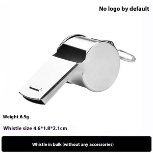Sifflet de Sport en Acier Inoxydable Durable avec Logo Personnalisé, Son Fort et Clair et Cordon pour Entraîneurs, Arbitres et Sauveteurs - Product Image 6