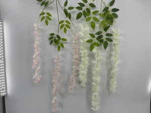 Hoa Wisteria Nhân Tạo Bán Chạy Dây Leo Vòng Hoa Cây Treo Trang Trí Đám Cưới Tán Lá Treo Tường - Product Image 4