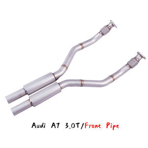Tuyau de descente Offre Spéciale <span class=keywords><strong>Audi</strong></span> <span class=keywords><strong>A6</strong></span> A7 3.0T embout d'échappement Catback tuyau de descente du système d'échappement Valvetronic avec de bons sons - Product Image 2