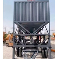 Silo per Cemento Mobile su Rimorchio, Tipo Box, Completamente Automatico con Sollevamento Idraulico Elettrico, Modello Dubai