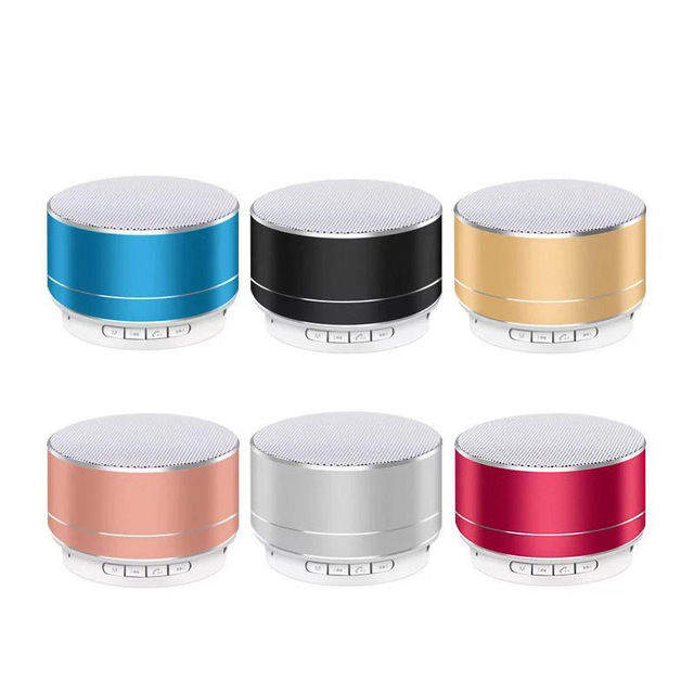 In Stock Wholesale Mini Wireless Speaker Portable Computer Mobile Phone Speaker LED Lighting Wireless Gift Speaker