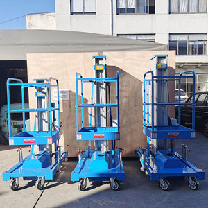 4-16M Mast Electric Aluminium Electric Ladder Lift <b>Portable</b> Aluminum Vertical Hydraulic Vertical Ladder Mobile Single Lift - Product Image 6