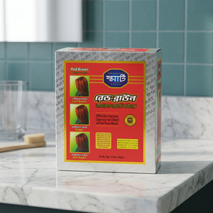 ผงเฮนน่าสีน้ำตาลแดงธรรมชาติ SMART เกรดพรีเมียม ปราศจากแอมโมเนีย สำหรับย้อมผมและเคราแบบกึ่งถาวร สำหรับผู้ใหญ่ทั้งชายและหญิง - Product Image 4