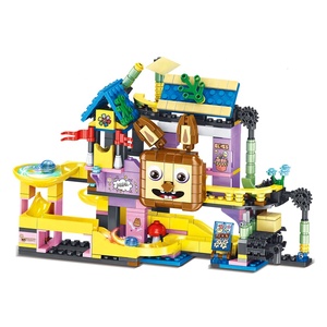 405 pièces marbre course parc d'attractions blocs de construction ensemble tige bricolage assemblage labyrinthe piste rouleau balle briques Construction bâtiment <span class=keywords><strong>jouet</strong></span> - Product Image 1