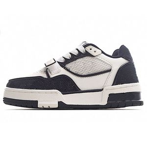 Chaussures de sport décontractées pour hommes, de luxe haut de gamme, en maille et caoutchouc, à lacets, pour la marche et le basketball, à semelle épaisse et design patchwork - Product Image 2