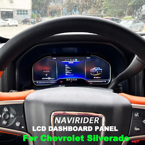 แผงหน้าปัด LCD สำหรับ Chevrolet Silverado GMC Sierra ปี 2013-2019 แดชบอร์ดดิจิตอล ห้องนักบินเสมือนจริง มาตรวัดความเร็วรอบ มาตรวัดระยะทาง - Product Image 1