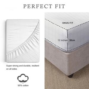 Drap-housse de mise à la terre Queen Size antistatique, 5% argent, 95% coton biologique, brodé, 400TC, toutes saisons, écologique - Product Image 3