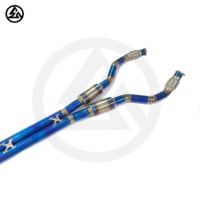 Échappement complet CSZ Titanium Valvetronic pour Audi RS6 RS7 C7 4.0T OEM Télécommande Silencieux Catback d'échappement haute Performance