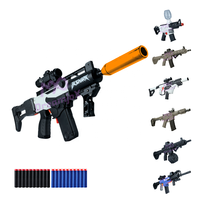 MRD0106A DreamjoX GHOST AK47s AK74us UZIs MP5s MP6s P90s Glocks UMP Pistola de Juguete Automática Eléctrica con Dardos de Espuma Suave