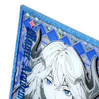 Cadre photo personnalisé en acrylique holographique Shikishi pour décoration intérieure, art Kpop et anime, fait main et éco-responsable, style japonais