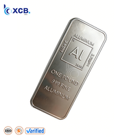 Lingot d'aluminium .999 personnalisé, 1 kg, 1 once, 1 livre, en vente